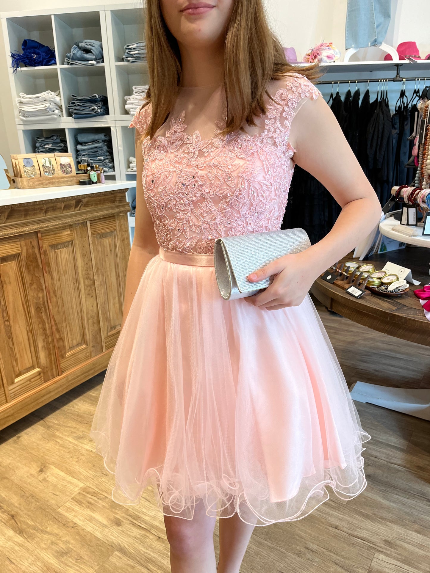 Dallas Formal Dress- Pink