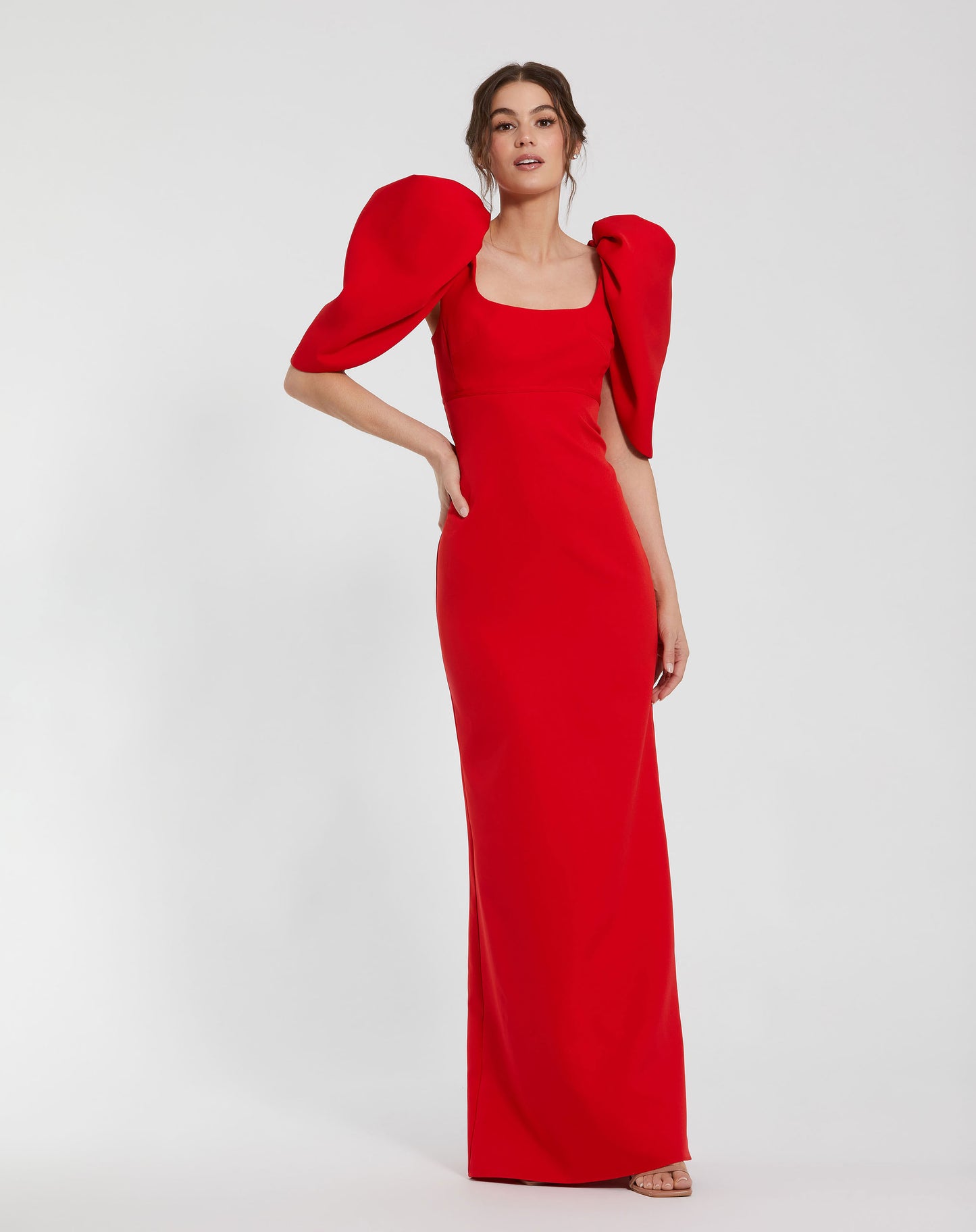 Priscilla Red Maxi Dress