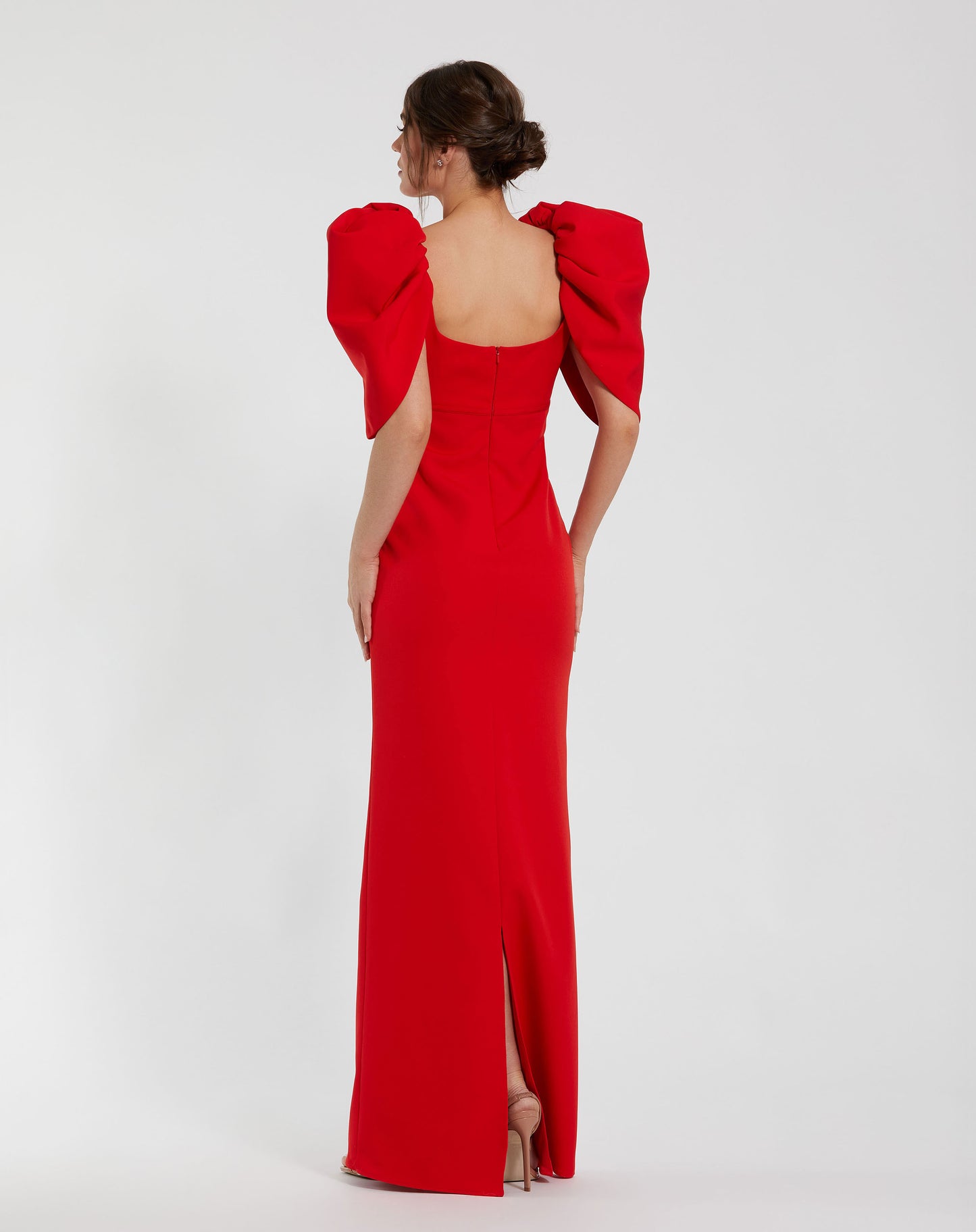 Priscilla Red Maxi Dress