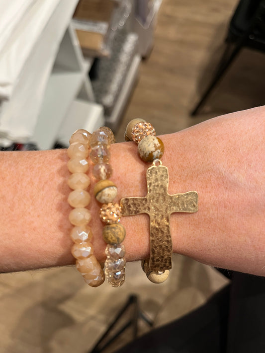 Cross Stackable Bracelets