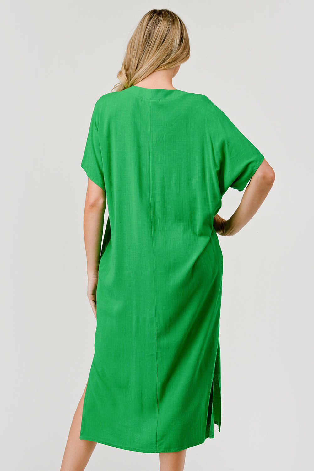 Aria Midi Dress- Kelly Green