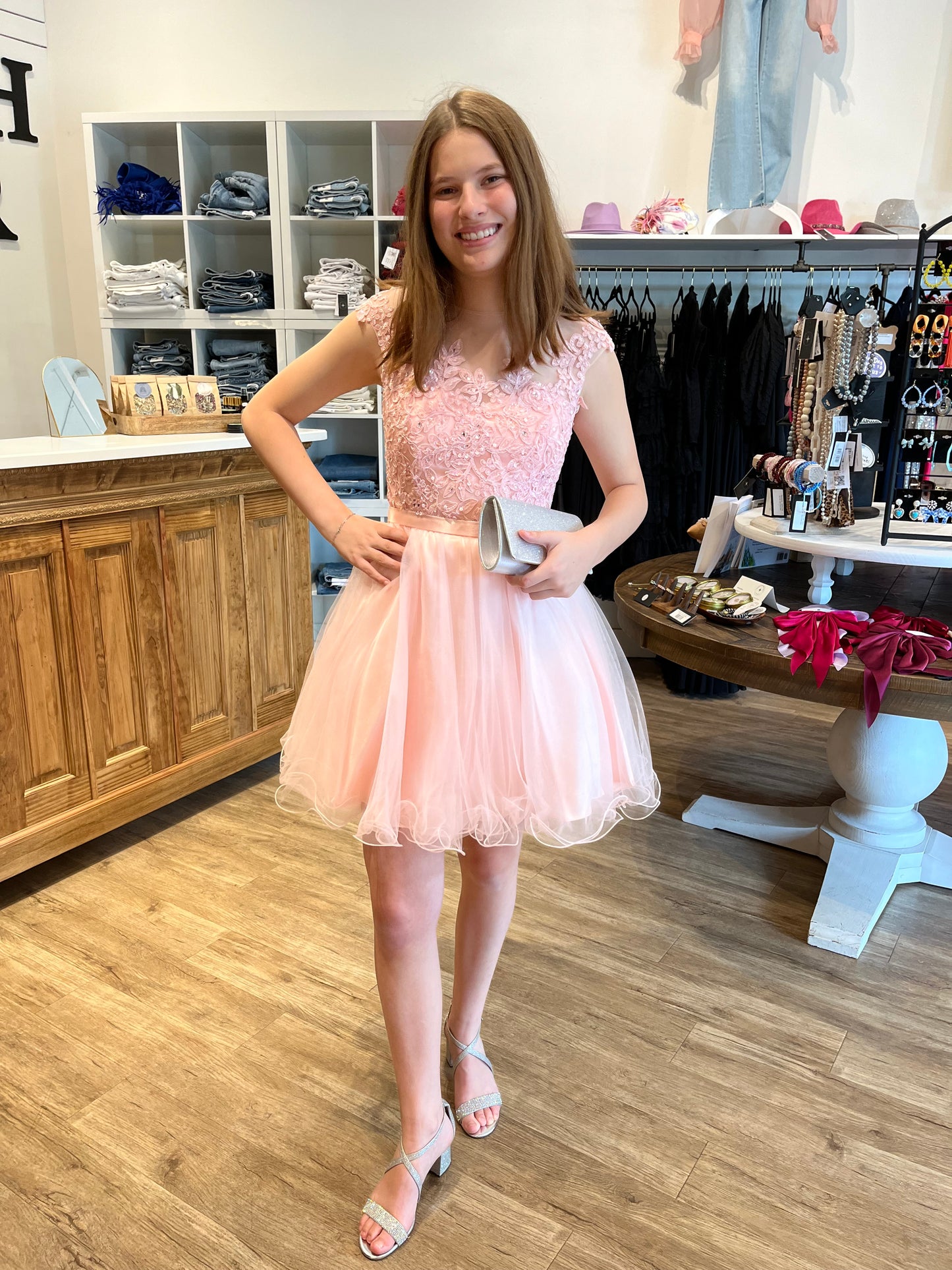 Dallas Formal Dress- Pink