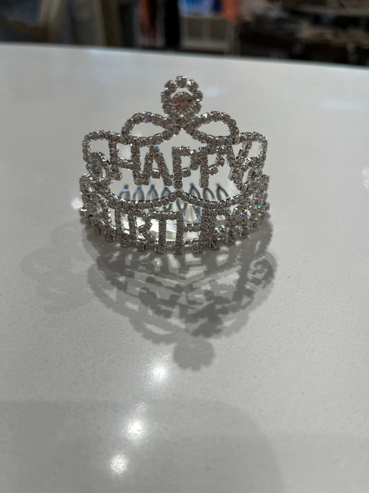 Mini Happy Birthday Crown