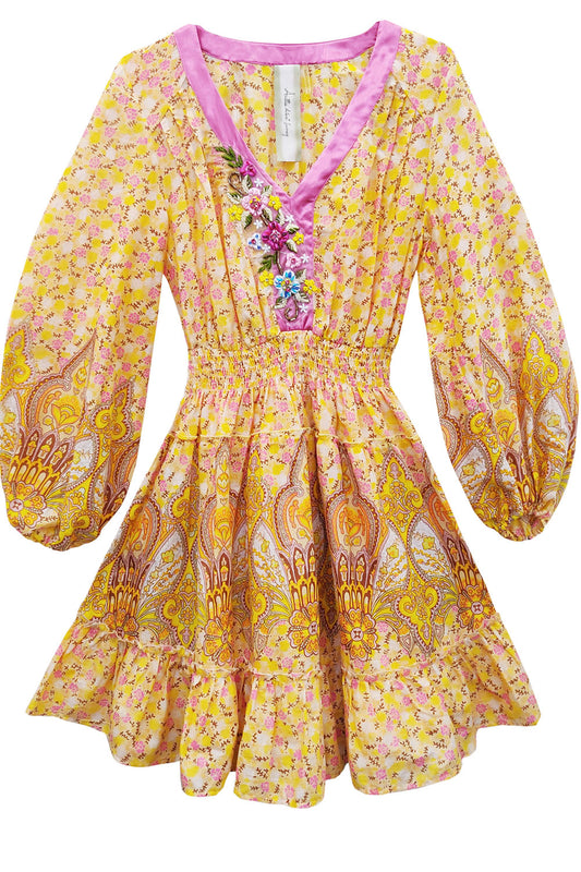 Tea Party Dress Gold