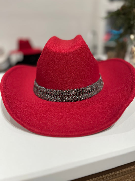 Maggie Cowgirl Hat with Glitter Band