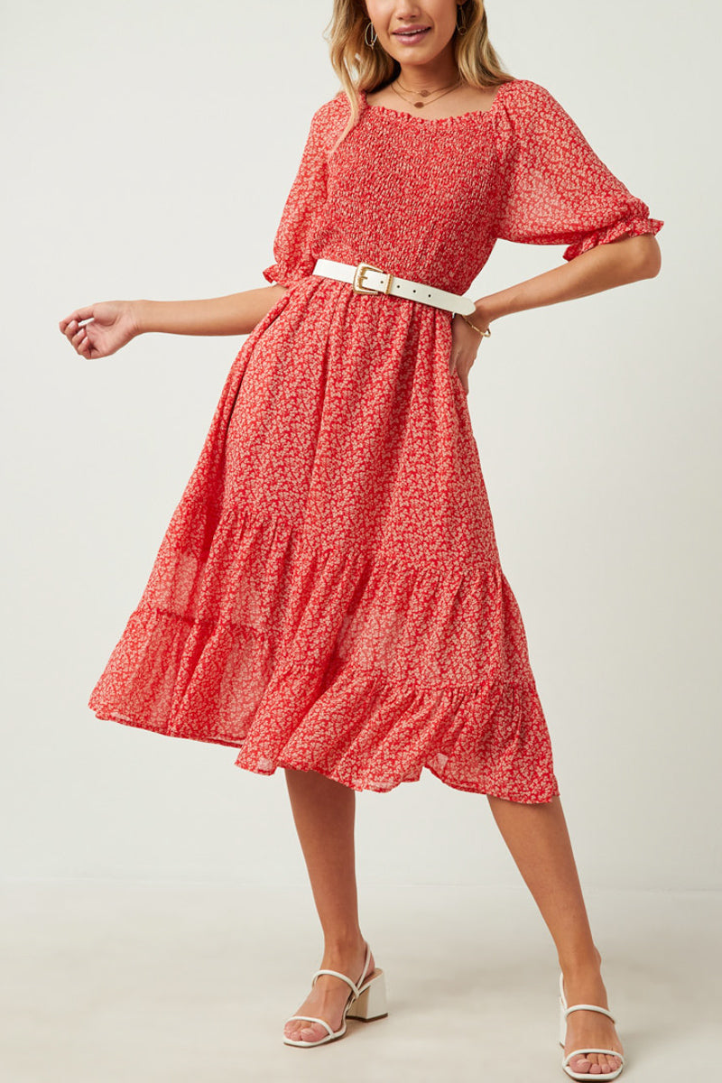 Lilly Maxi Red Dress