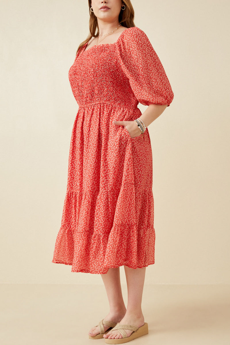 Lilly Maxi Red Dress