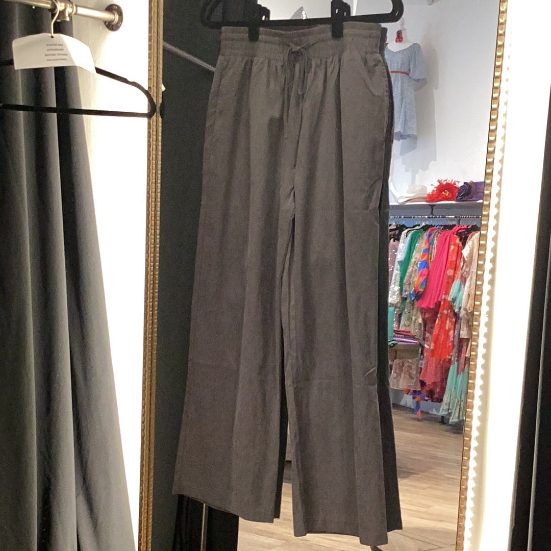 Drawstring Sidepocket Pant - gray