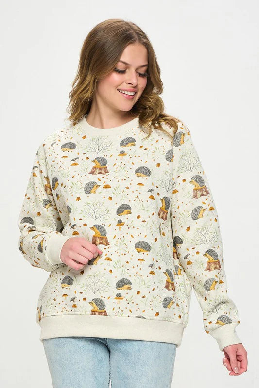 Hazel Hedgehog Sweatshirt