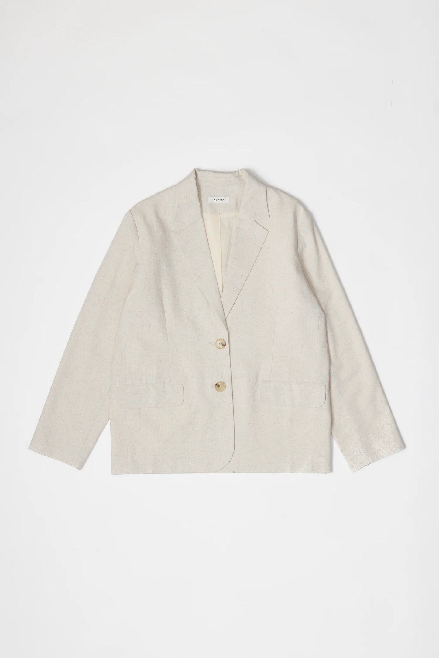 Claudia Blazer Linen Mix - Natural