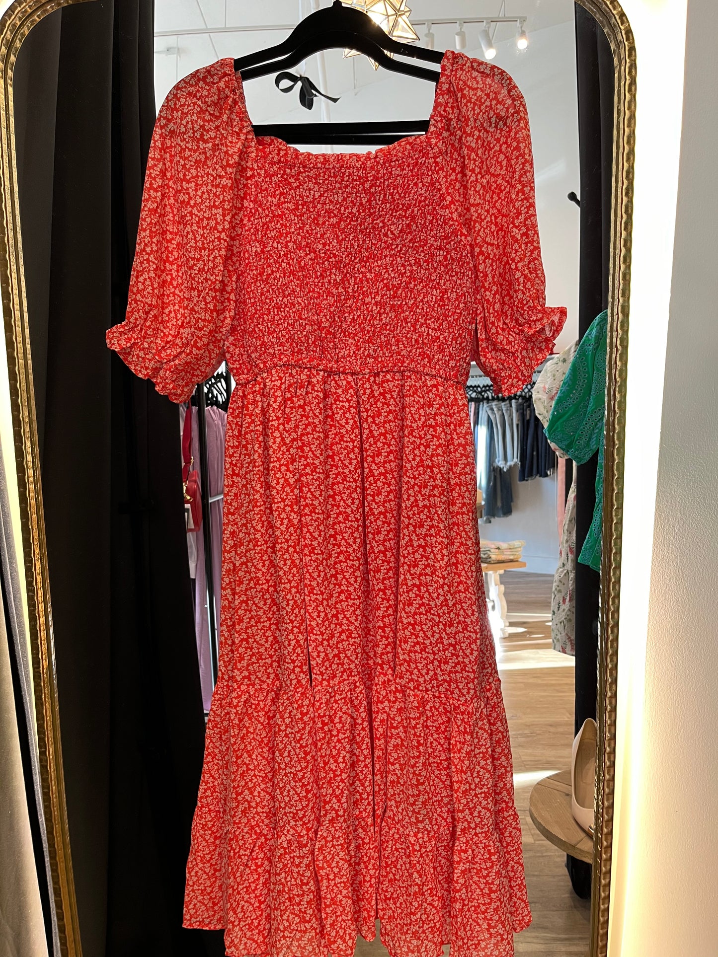 Lilly Maxi Red Dress