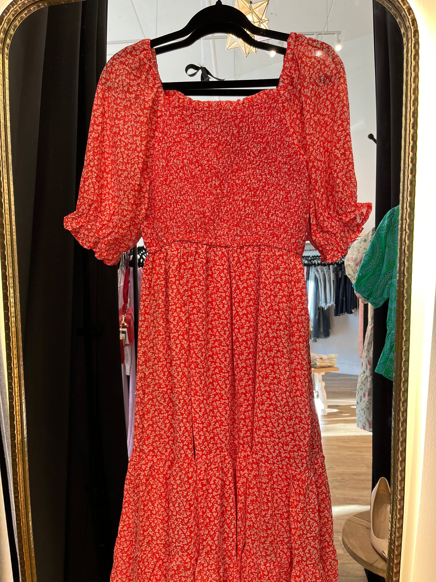 Lilly Maxi Red Dress
