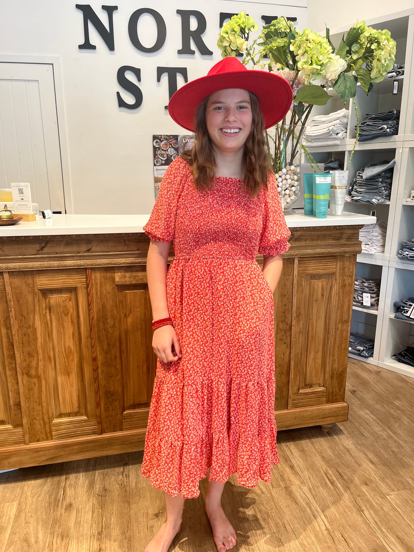 Lilly Maxi Red Dress