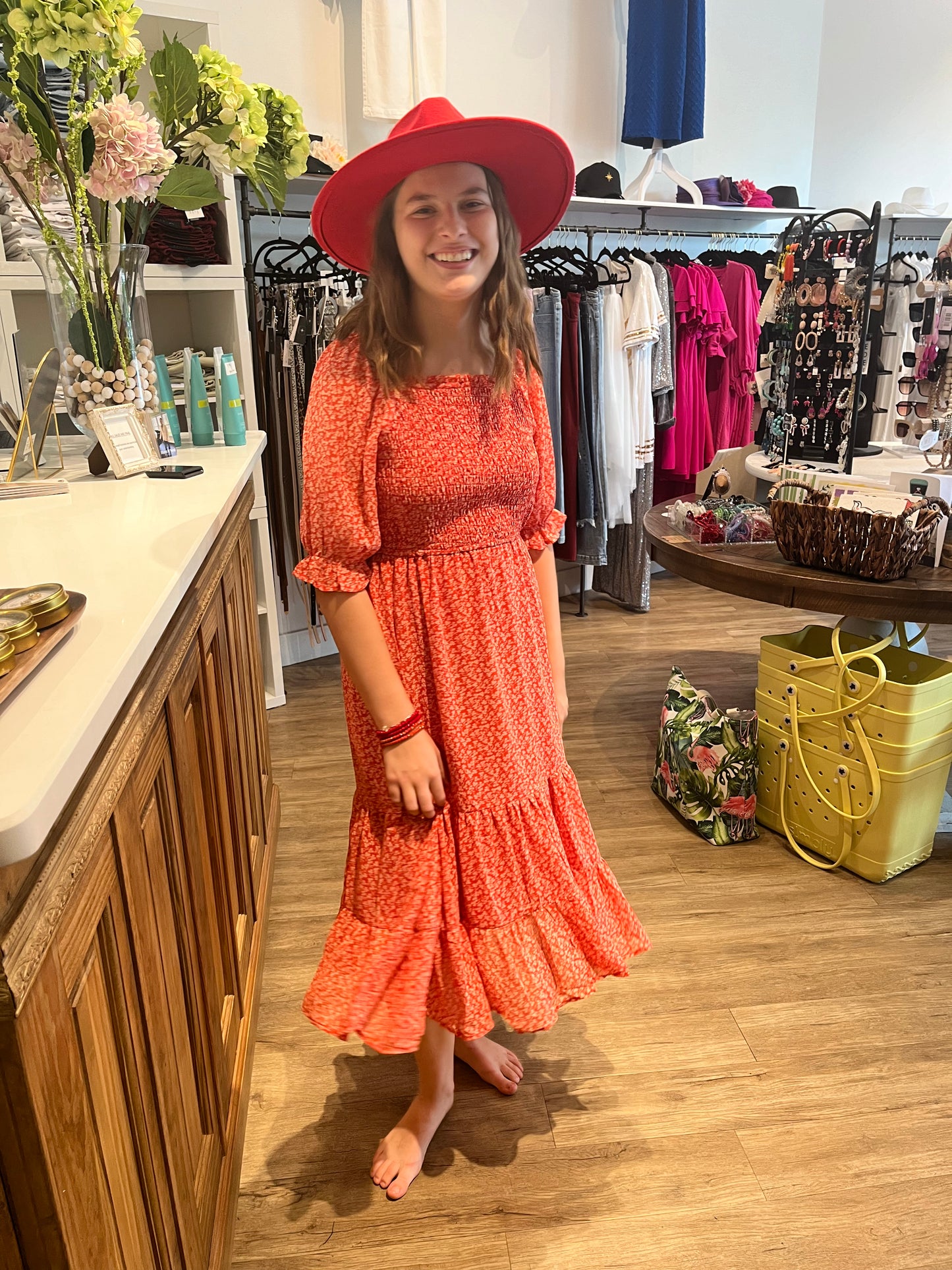 Lilly Maxi Red Dress