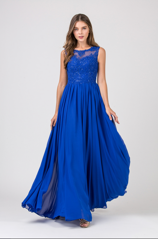 Lauren Formal Dress- Royal Blue