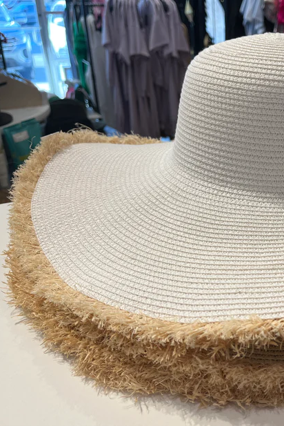 Fringed Floppy Sun Hat